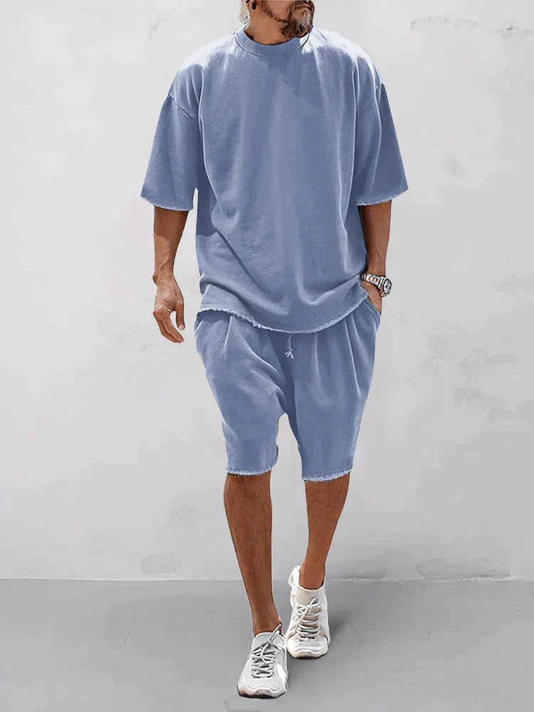 Sven™ Heren Oversized T-shirt en Shorts Set