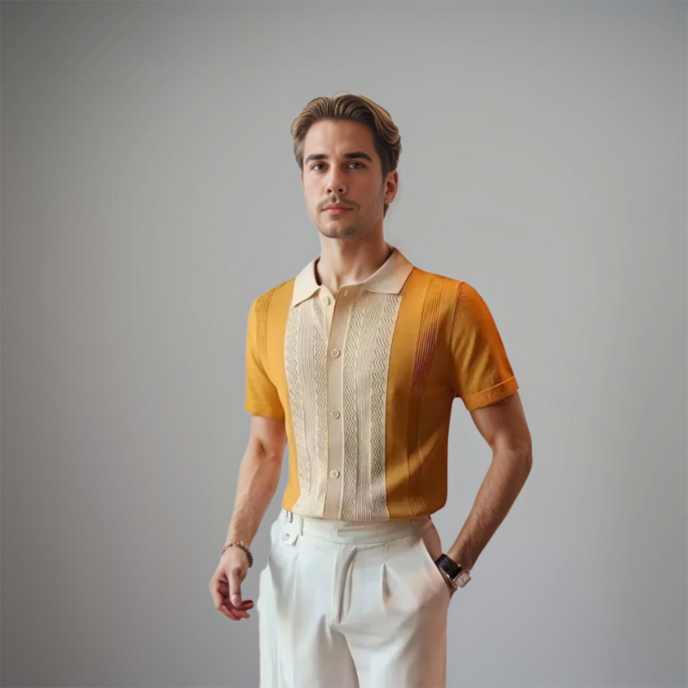 Alberto | Heren Korte Mouw Hemden