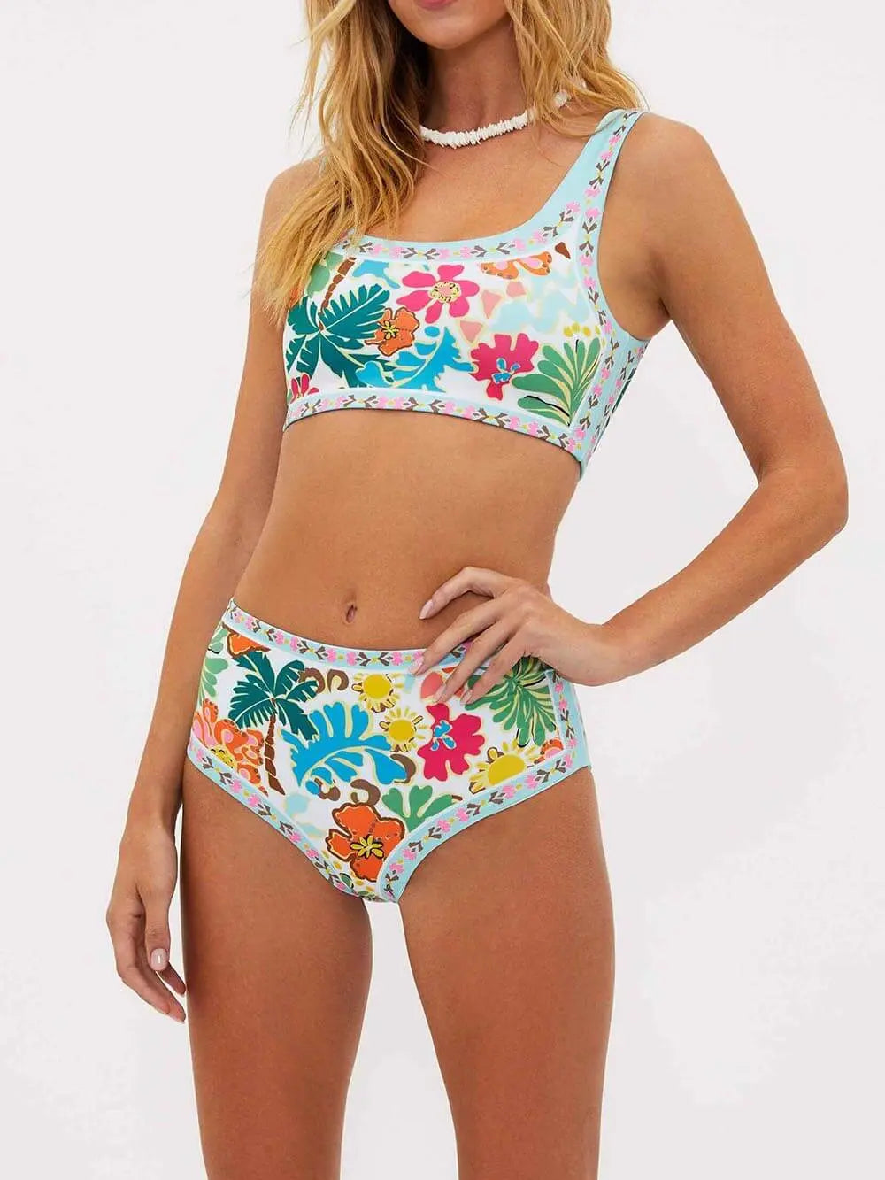 EMMIE | Ondersteunende Bloemen Stretch-Bikini