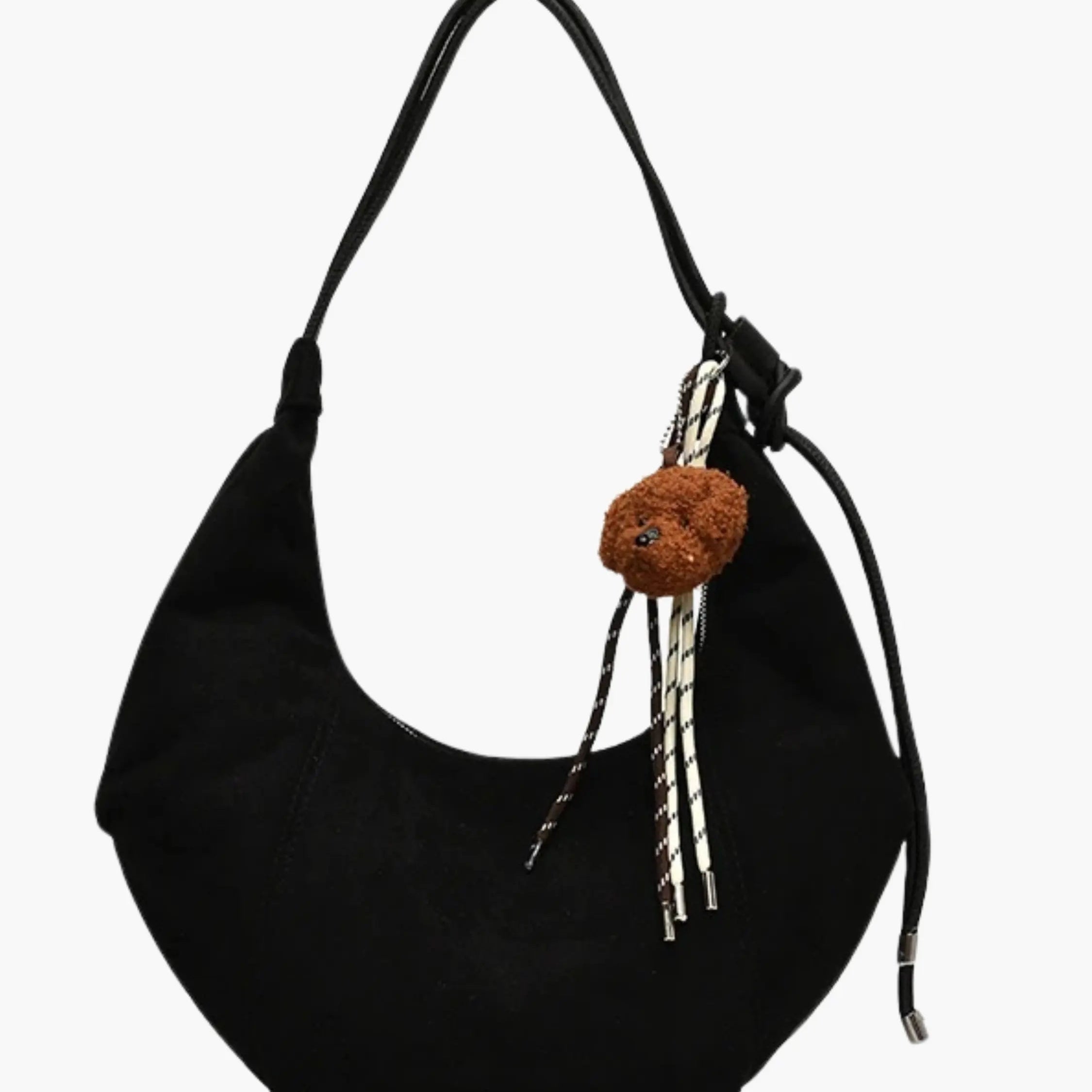 Amalia | Suède Boho-Chic Hobo Tas met Speelse Charme