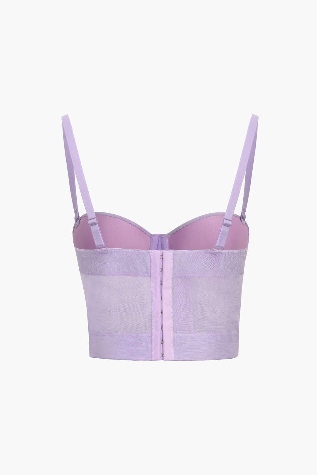 Ida | Figuuraccentuerende Bustier-top met Beugelcups en Transparante Mesh-Structuur