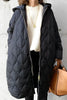Gewatteerde™ Lange Jas | Warm en Trendy | Met Capuchon
