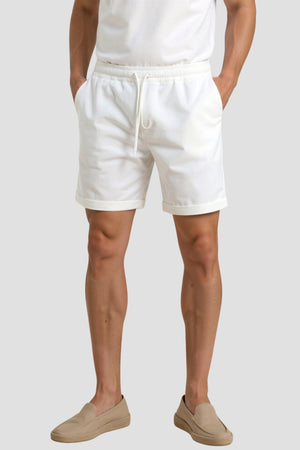 Heren Shorts in Beige met Koord – Minimalistisch Comfort