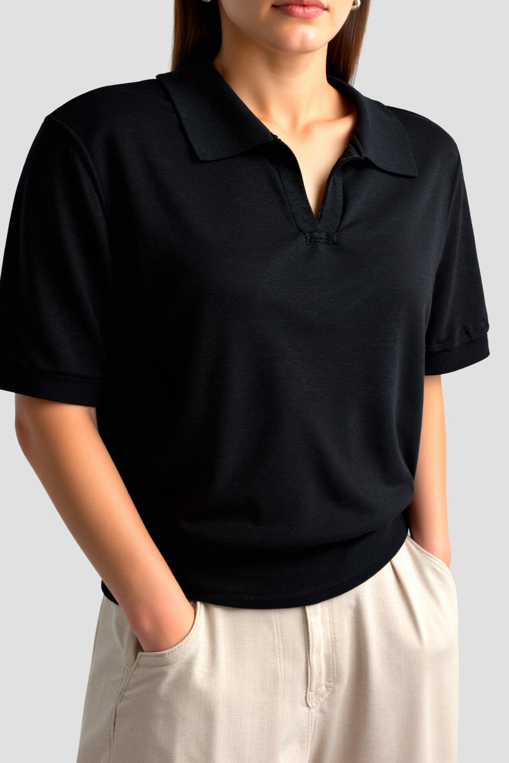 Poloshirt met korte mouwen