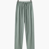 Adrian | Lichte Slim Fit Heren Zomer Linnenbroek met Koord