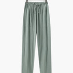 Adrian | Lichte Slim Fit Heren Zomer Linnenbroek met Koord