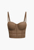 Ida | Figuuraccentuerende Bustier-top met Beugelcups en Transparante Mesh-Structuur
