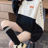 Evelien™ Modieuze Colorblock Sweater voor Dames