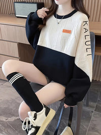 Evelien™ Modieuze Colorblock Sweater voor Dames