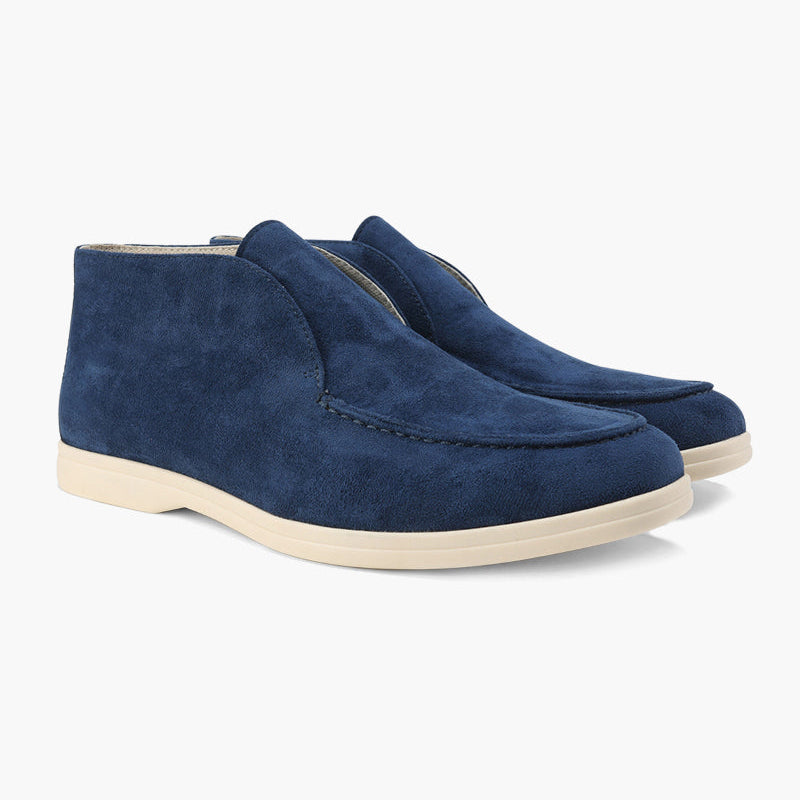 Mason | Slip On Mid Cut Heren Suède Loafer