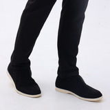 Mason | Slip On Mid Cut Heren Suède Loafer