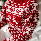 Reese | Vrouwelijke Fitted Kersttrui