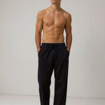 Leonardo | Heren-Loungebundhose in Wit met Kordelzug
