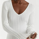 Luna™ V-Neck Midi Dress