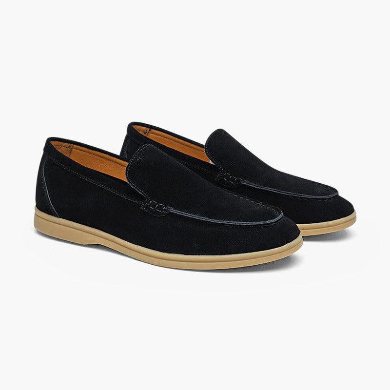 Luke | Old Money Style Heren Suède Loafer
