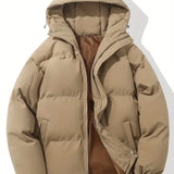 Casual Donsjas met Capuchon - Jas Heren - Winter - Regular Fit
