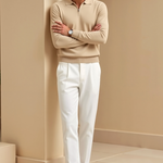 Stefano – Elegante heren polo met rits
