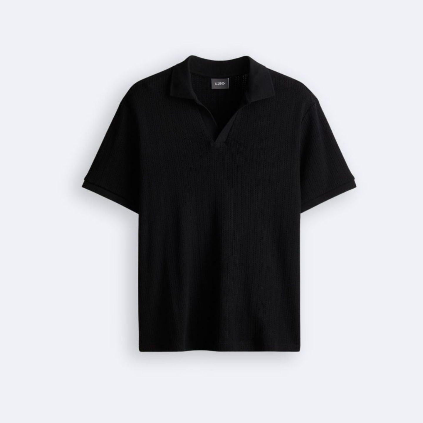 Stijlvol gebreid poloshirt voor een elegante look