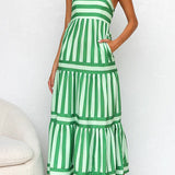 Striped Maxi Dress