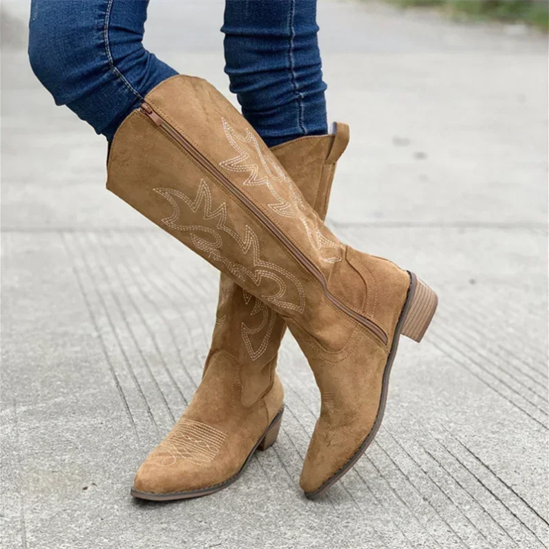 Cowboylaarzen van Suède – Western-Chic voor stijlvolle optredens