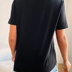 Basis Dames T-Shirt met Hartdetail – Minimalistisch, Casual & Combinatie Sterk