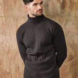 Heren Ribgebreide Coltrui – Klassieke Pullover met Tijdloze Elegant