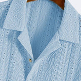 Luchtig Haakshirt met Korte Mouwen