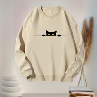 Sweater™ met Kattenprint | Katoenmix | Comfortabel en Speels