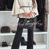 Gemma™ Elegante Cape-Stijl Top voor Dames