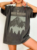 Oversized T-Shirt "Rocky Mountains" in Vintage-Zwart – Urban Streetstyle met Retro-Vibe