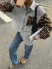 Gestreepte Damesblouse met Leeuwdetails – Opvallend, Casual & Streetstyle-klaar