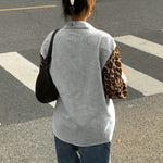 Gestreepte Damesblouse met Leeuwdetails – Opvallend, Casual & Streetstyle-klaar