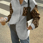 Gestreepte Damesblouse met Leeuwdetails – Opvallend, Casual & Streetstyle-klaar