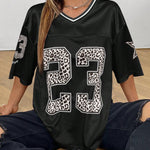 Oversized Jersey Shirt met Dierenprint – Sportief, Trendy & Klaar voor Streetstyle