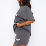 Offstage Oversized Tee Vulkano – Stoer, Comfortabel en Moeiteloos Stijlvol
