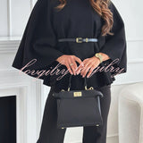 Gemma™ Elegante Cape-Stijl Top voor Dames