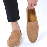 Luke | Old Money Style Heren Suède Loafer