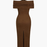 Sophia | Figuuraccentuerende Bodycon Avondjurk met kunstzinnig knoopontwerp