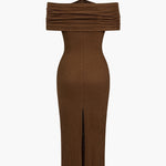 Sophia | Figuuraccentuerende Bodycon Avondjurk met kunstzinnig knoopontwerp