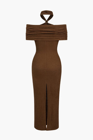 Sophia | Figuuraccentuerende Bodycon Avondjurk met kunstzinnig knoopontwerp