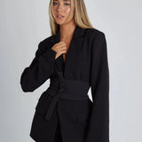 Janina | Elegante Blazer met Riem – Stijlvol Ontwerp voor Elke Gelegenheid