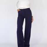 WideGrace dames broek – stijlvolle wijde broek, kreukvrij & comfortabel