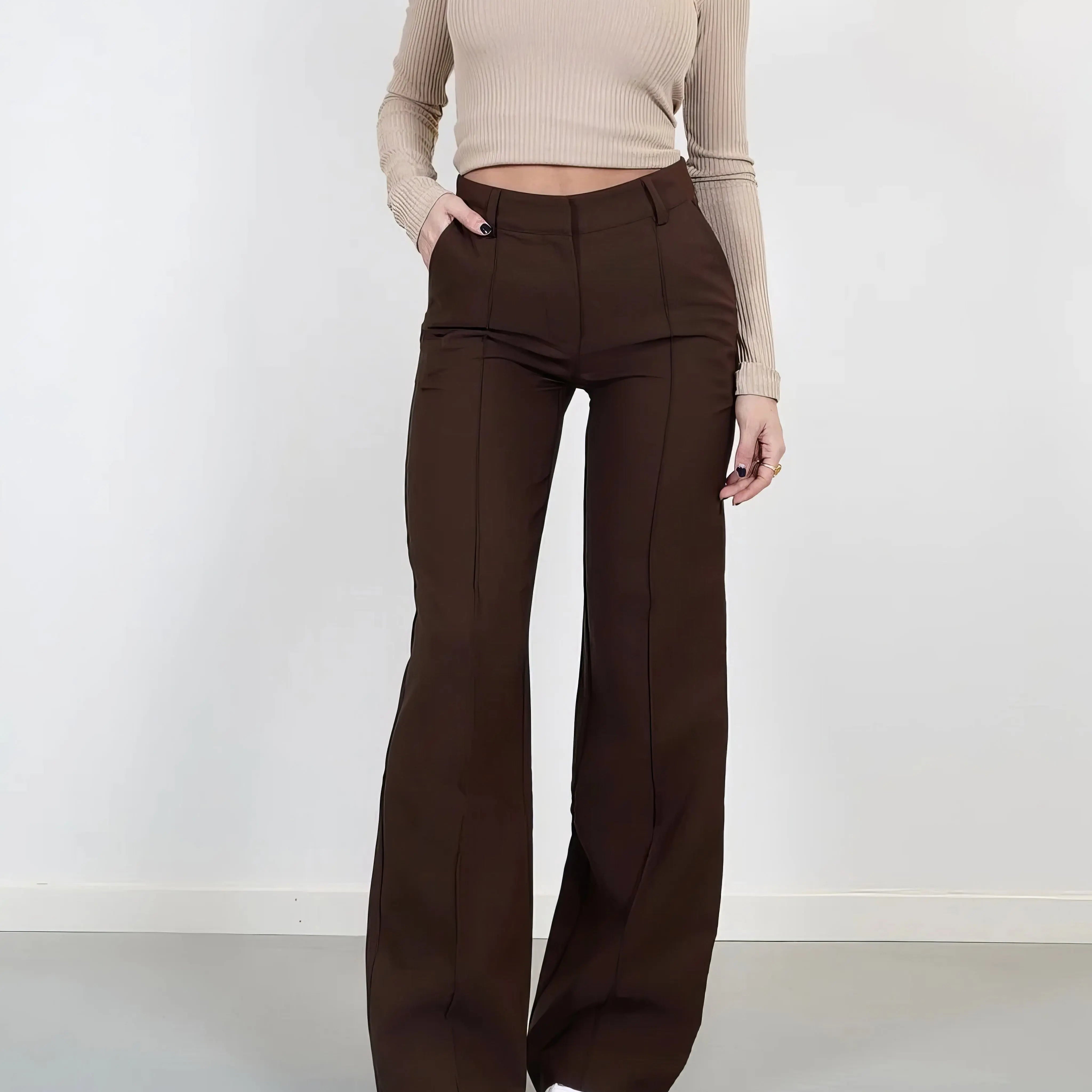 Carina | Hoge Taille Chic Broeken
