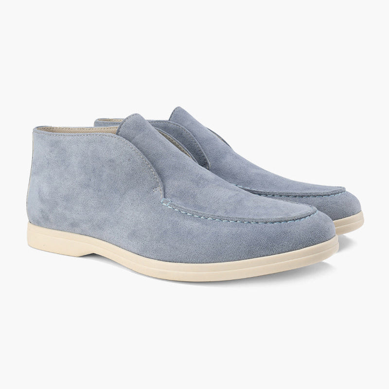 Mason | Slip On Mid Cut Heren Suède Loafer