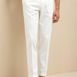Heren Chino Broek in Wit – Elegantie en moderne stijl