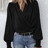 Gedrapeerde™ Blouse | Zijdezachte Afwerking | Veelzijdige Elegant
