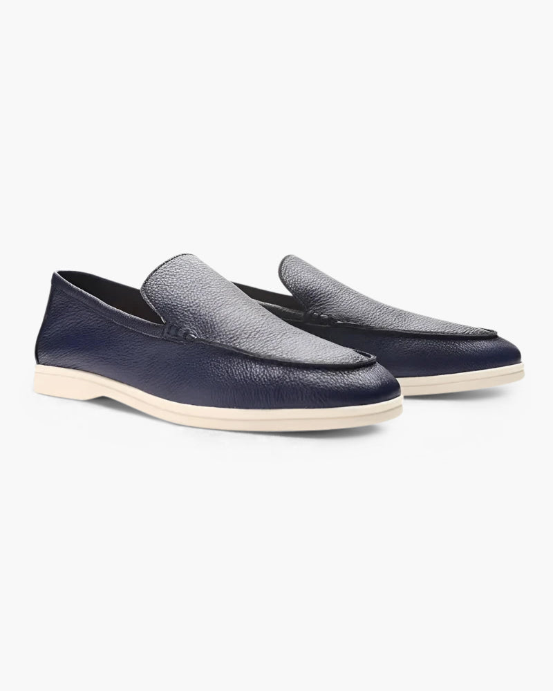 Logan | Vintage Old Money Heren Cowhide Leder Loafer
