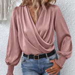 Gedrapeerde™ Blouse | Zijdezachte Afwerking | Veelzijdige Elegant