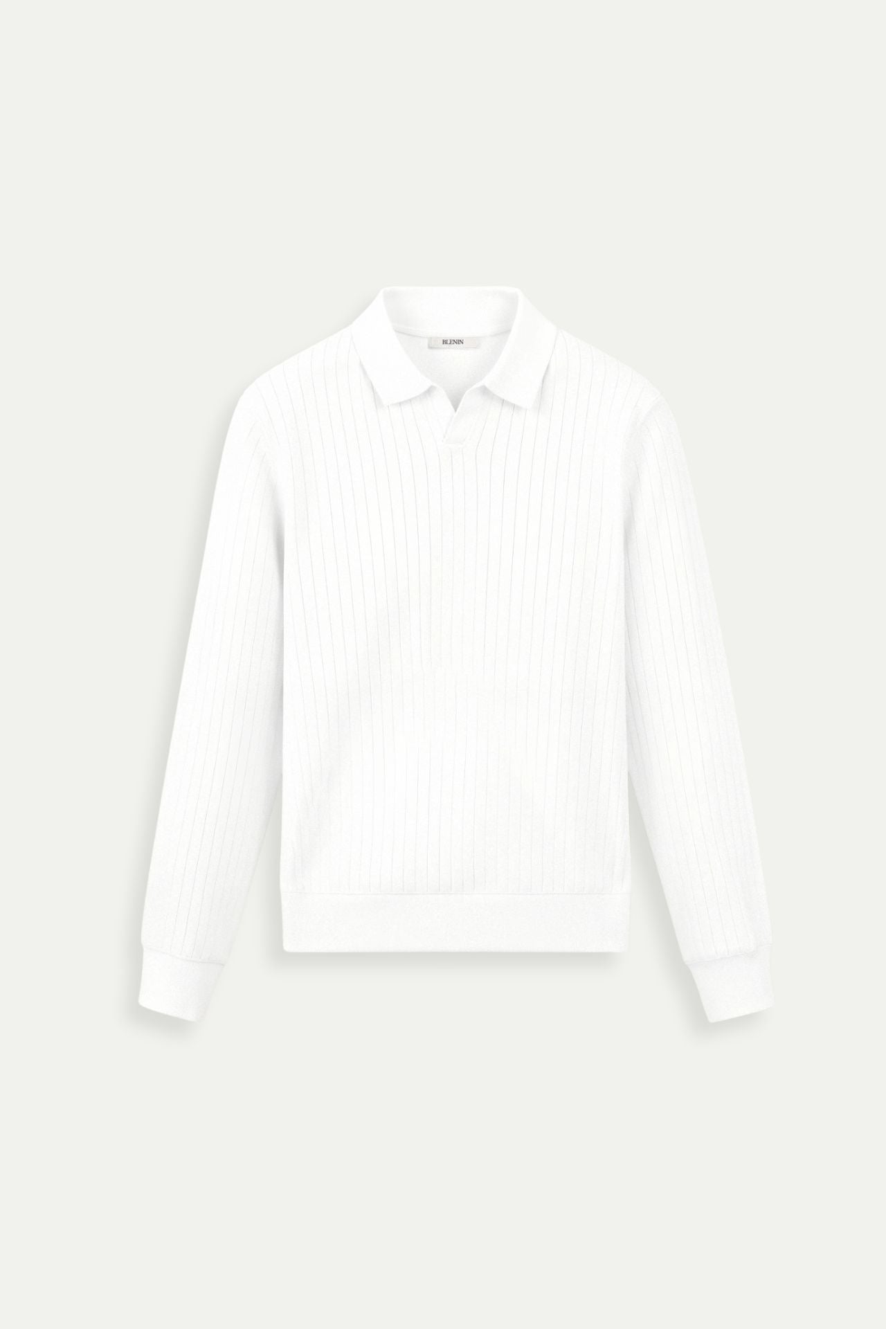 Minimalistisch Gebreid Poloshirt | Elegantie & Comfort in Perfectie