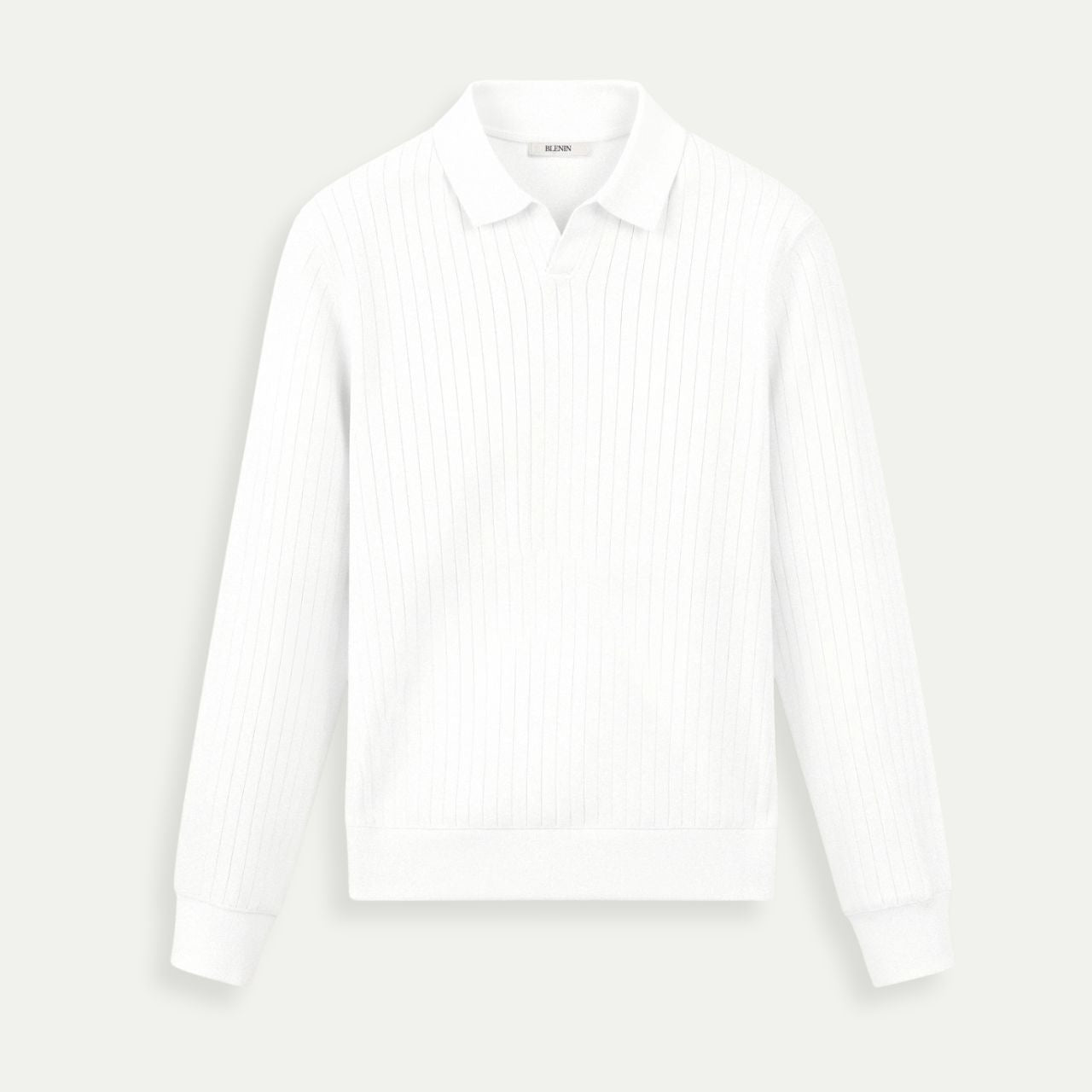 Minimalistisch Gebreid Poloshirt | Elegantie & Comfort in Perfectie